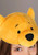 Winnie The Pooh- Pooh Plush Headband- worn by model up close