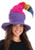 Rainbow Borealis Heartfelted Witch Hat- worn by model