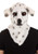 Dalmatian Mouth Mover Mask- front view mouth closed