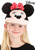 Disney- Minnie Mouse Plush Headband- worn by model front view