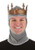 King Arthur Crown & Hood- worn by model front view