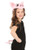 Pig Plush Headband & Tail Kit- worn by girl model