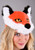 Fox Plush Headband & Tail Kit- headband up close