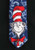 Dr. Seuss- The Cat in The Hat Character Necktie- graphics up close