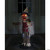 36" Twitching Scarecrow Animated Prop- angled view