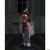 36" Twitching Scarecrow Animated Prop- angled view