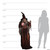 68" Soothsayer Digiteye Witch Prop- size comparison