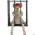 Animated Screaming Caged Kid Walk Around Accessory- front view