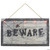 Animated Beware Sign