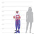 Animated Standing Clown- size comparison