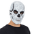 White Skull Mask- worn by model