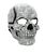 White Skull Mask- right angled view