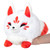 Mini Squishable Baby Kitsune- front view