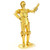 Star Wars- Gold C-3PO Model Kit- angled view