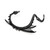The Black Dragon's Lure Ear Wrap- side view