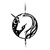 Celestial Unicorn Hanging Decoration- close up
