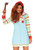 Cozy Killer Chucky Doll Costume- front view, close up