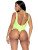 Can't Get Enough Bodysuit Set- yellow, back view