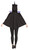Dark Unicorn Poncho- back view