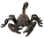 Giant 11" Bugs- scorpion, front view