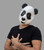 Panda Mask- worn by model