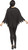 Glitter Skeleton Ponchos- gold back view
