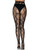 Python Net Tights- back view, no shoes