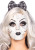 Creepy Porcelain Doll Mask With Strap- close up