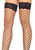Oda Net Thigh High Stockings- black, close up