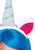 Magical Unicorn Headband with Rainbow Wig Mane- close up