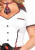 Boarding School Flirt Plus Costume- top, up close