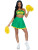 Bring It Baddie Cheerleader Costume- front view, full body