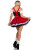 Beerfest Babe Costume- back view, full body