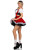 Beerfest Babe Costume- side view, full body