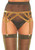 Maddox Lurex Garter Belt- gold, close up