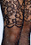 Katarina Rhinestone Fishnet Stockings- close up