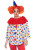 Clown Costume Poncho Set- front view