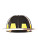 Black Fire Chief Hat- back view