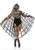 Velvet Web Cape- back view