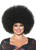 Jumbo Afro Wigs- black, front view