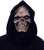 Grim Reaper Plush Hood Skull Mask- front view