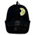 Nightmare Before Christmas Jack Skellington House Mini Backpack- front view, glowing
