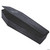 60" Wooden-Look Black Coffin With Lid
