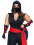 Deadly Ninja Adult Costume- plus, front view