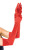 Long Satin Gloves- red