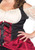 Plus Wicked Waters Wench Costume- top, up close