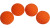 1.5" Supersoft Sponges- orange