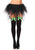 Kay Opaque Thigh Highs with Bows- black/neon green