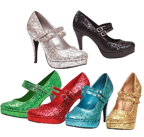 Glitter Adult MaryJane shoes 3-inch Heel Y-PS-BETTY-03 main image 1