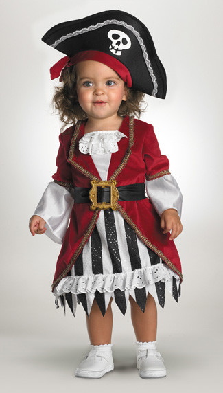 open lace back dress Purple Pirate Princess Costume for Girls – Dress-Up Outfit (Ages 3–8) Medium (5/6) by Teetot main image 1
